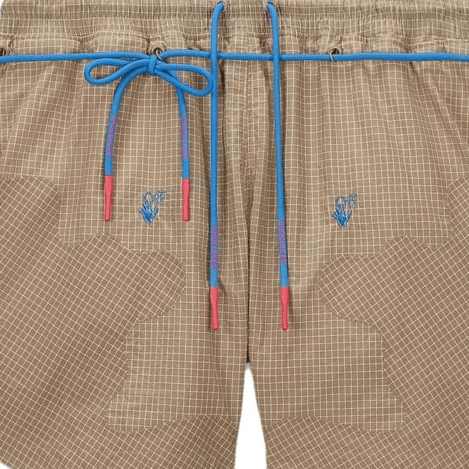 Шорты Nike x OFF-WHITE Shorts Khaki - изображение 4