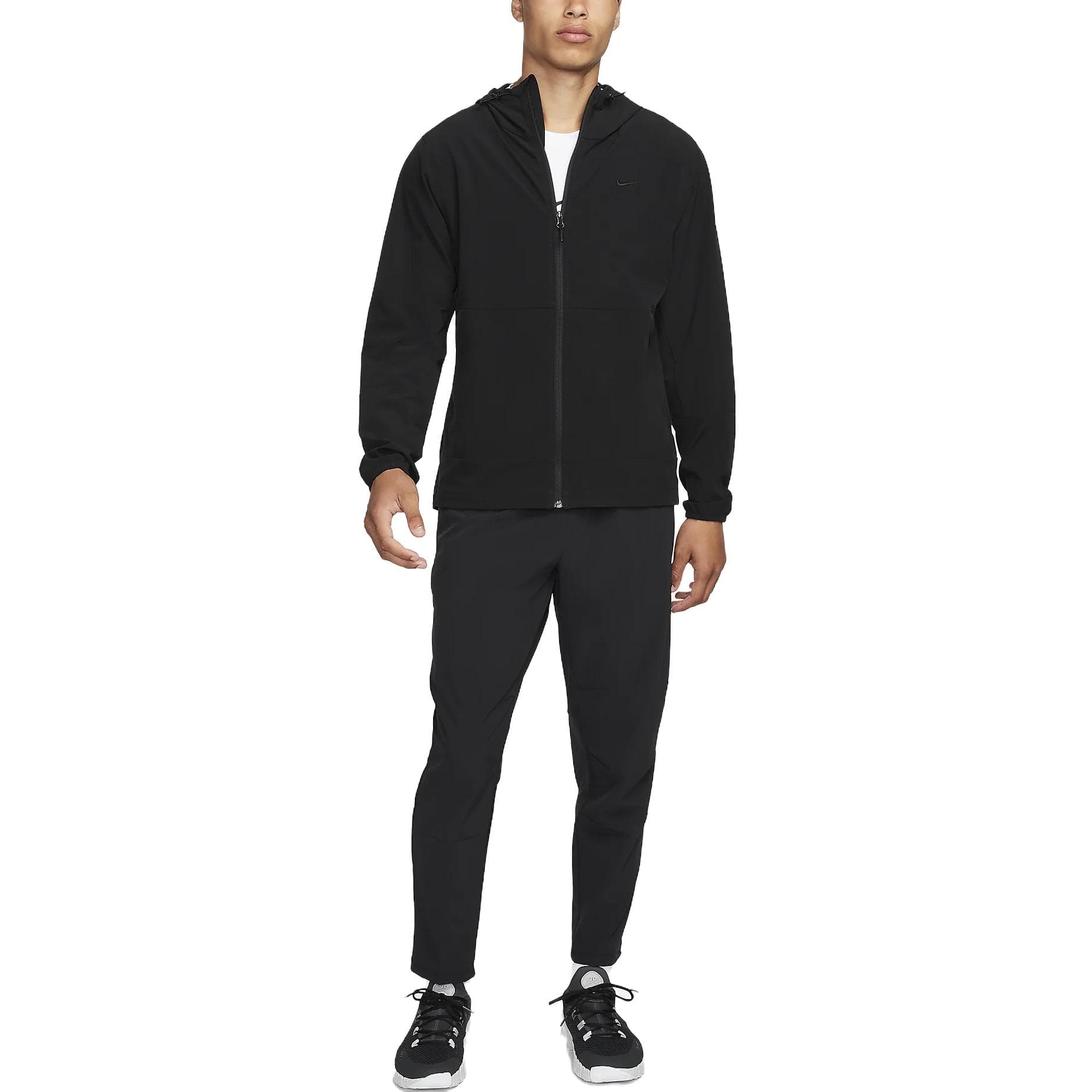 Штаны Nike Dri-Fit Вязаные Тренировочные Штаны Мужские Черные - изображение 3