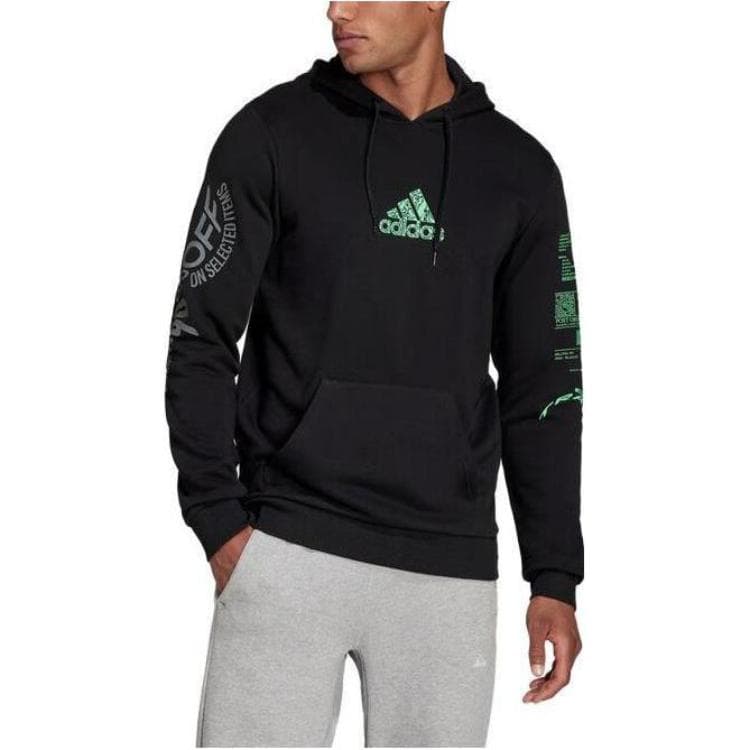 Худи Adidas Мужские черные Толстовка - изображение 4