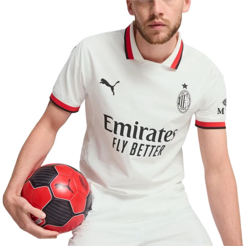 PUMA AC MILAN SS24 Футбол Джерси Мужской Белый - изображение 3