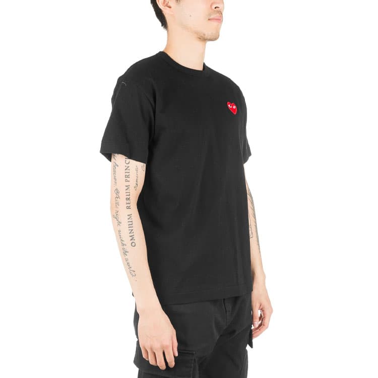 Футболка CDG Play Black T-Shirt - изображение 5