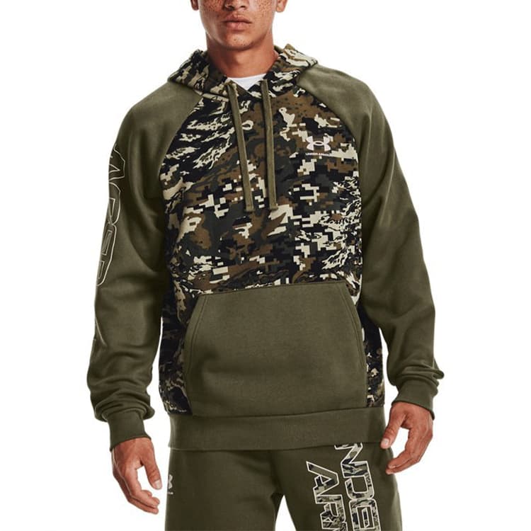 Худи Under Armour Rival Camo Script - изображение 4