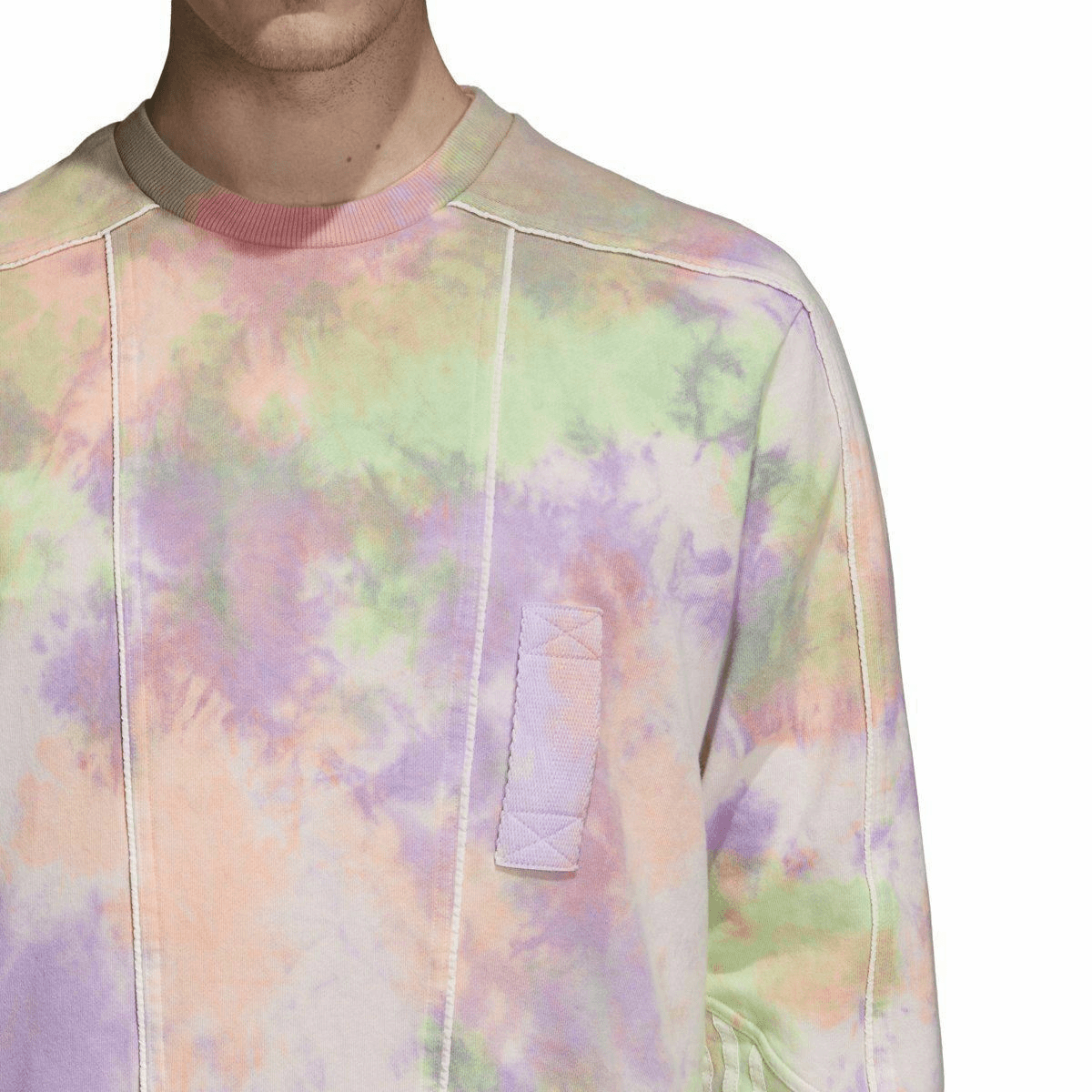 Кофта adidas Originals Tie-Dye Logo Crewneck Sweatshirt - изображение 7