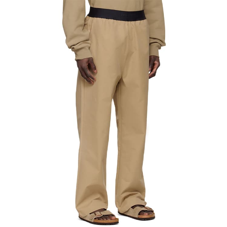 Штаны Fear of God Essentials Tan Cotton Lounge Pants Oak - изображение 3