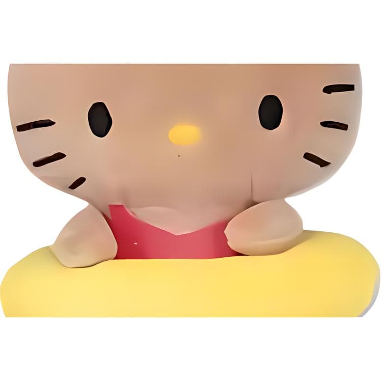Sanrio Hello Kitty 50th Anniversary Ограниченная серия Черная кожа Кукла Плюшевый украшение Длина тела 14 см - изображение 5