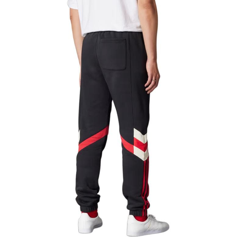 Штаны Adidas Originals Вязаные тренировочные брюки мужские черные красные - изображение 3