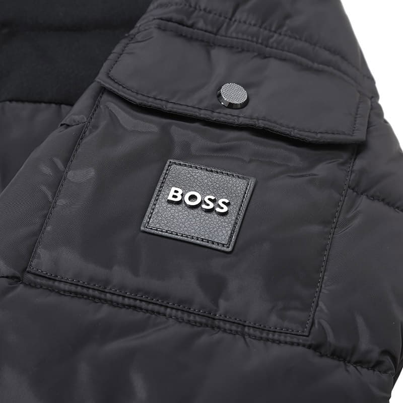 Зимняя куртка пуховик HUGO BOSS Black SS24 - изображение 3