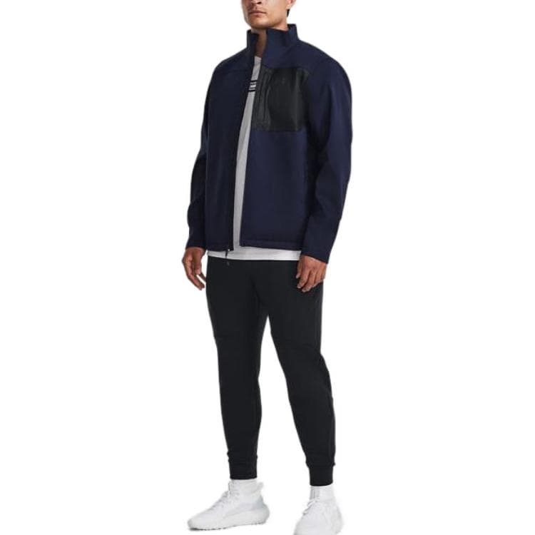 Куртка Under Armour Fw25 Куртка Мужская Темно-синяя - изображение 3