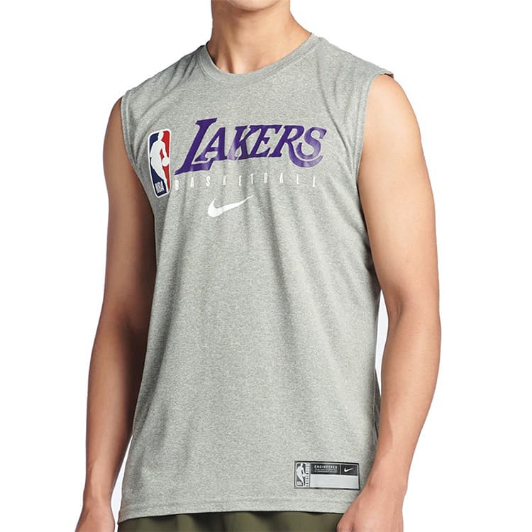 Баскетбольная майка Nike NBA Lakers Basketball Jersey Gray - изображение 3