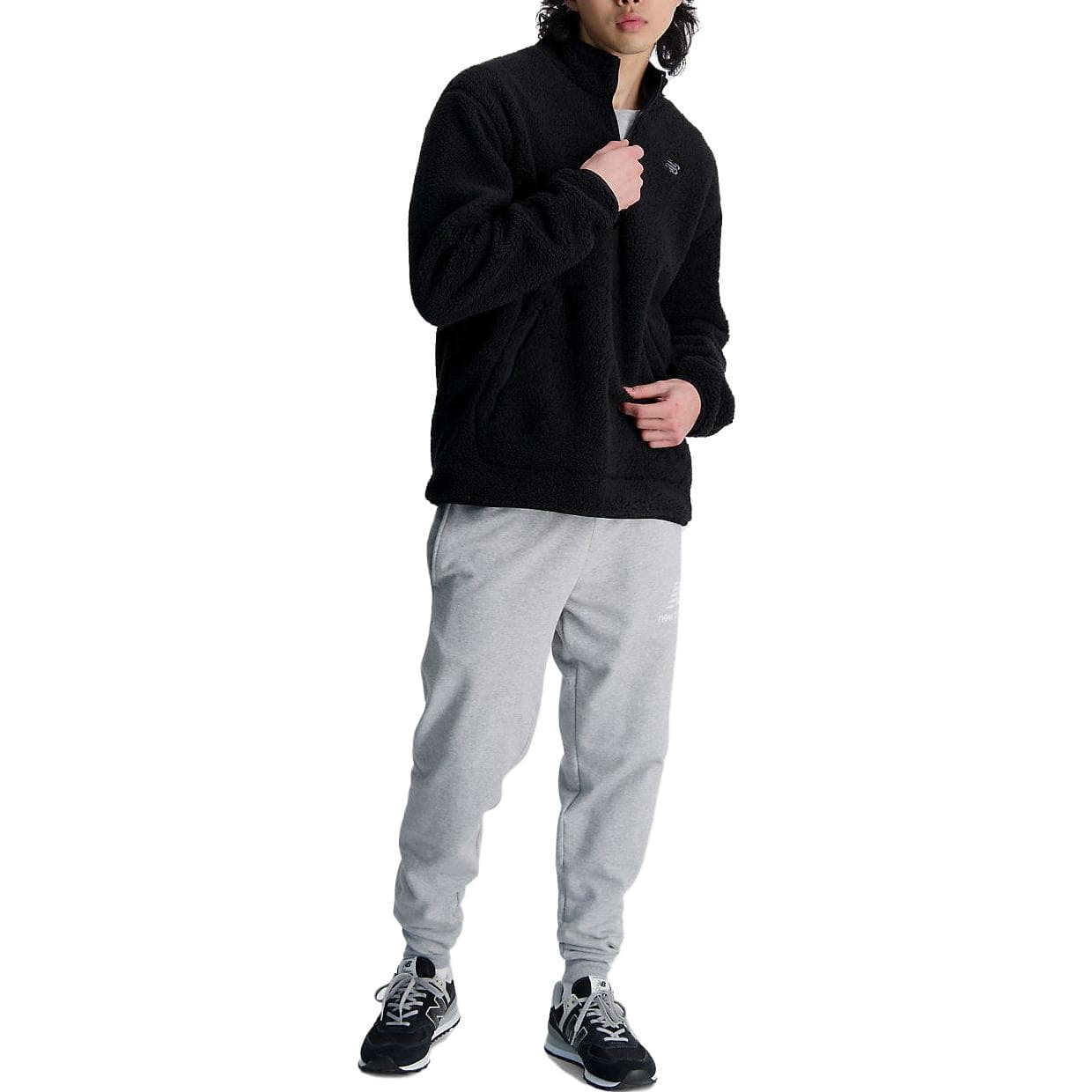 Куртка New Balance совместный бренд Черные мужские куртки - изображение 2