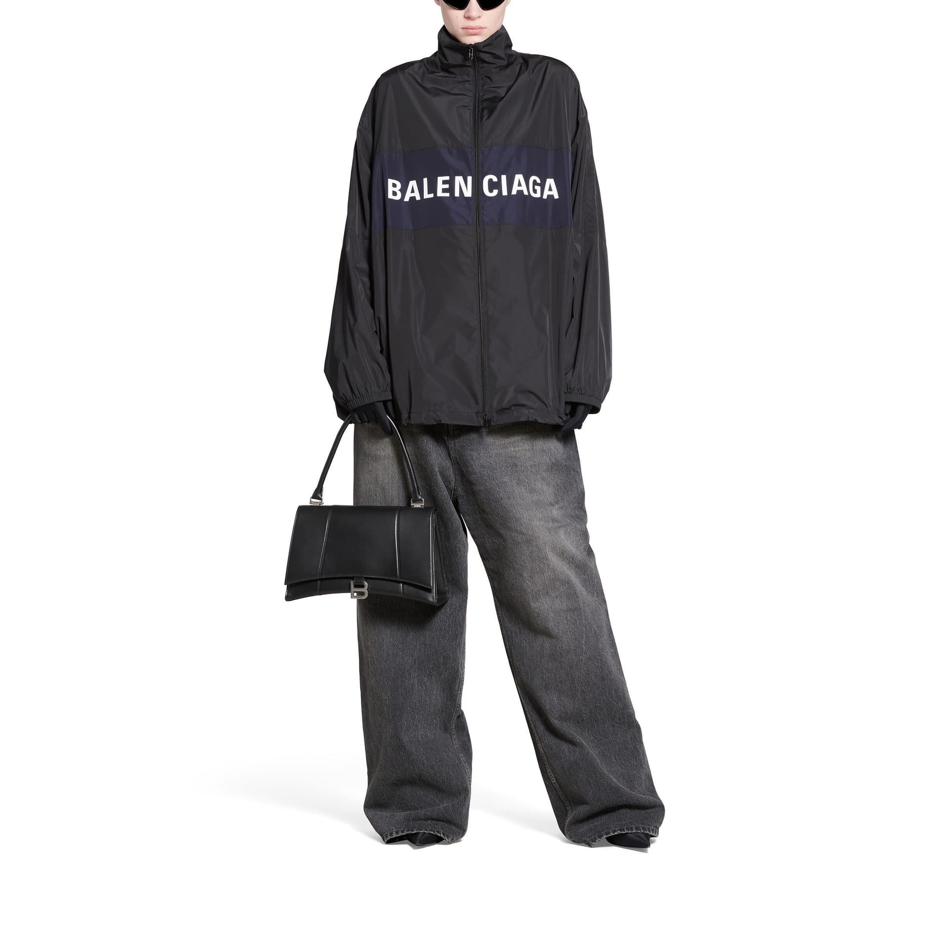Куртка Balenciaga Zip-Up Jacket Black - изображение 5