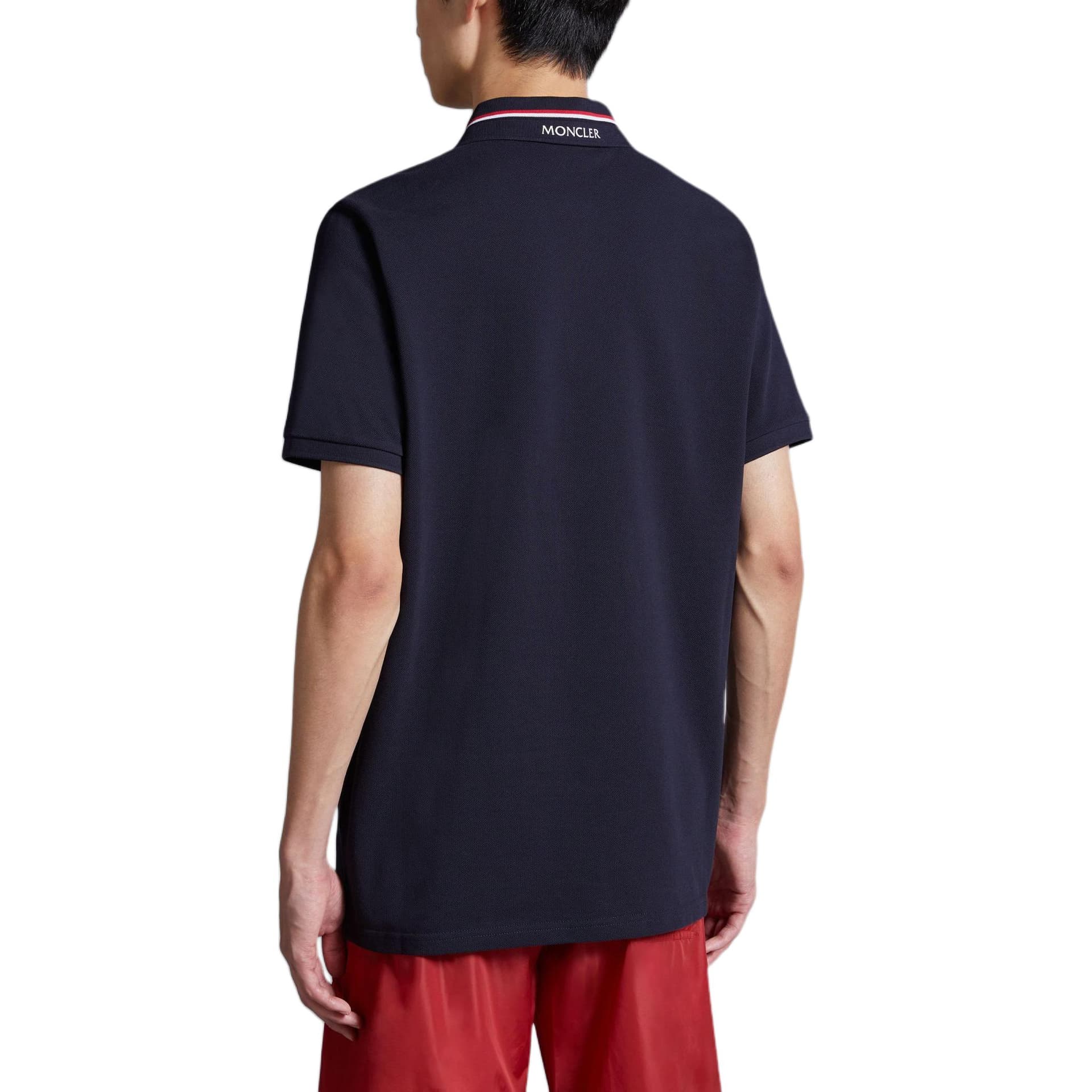 Поло Moncler Polo Shirt Navy - изображение 3