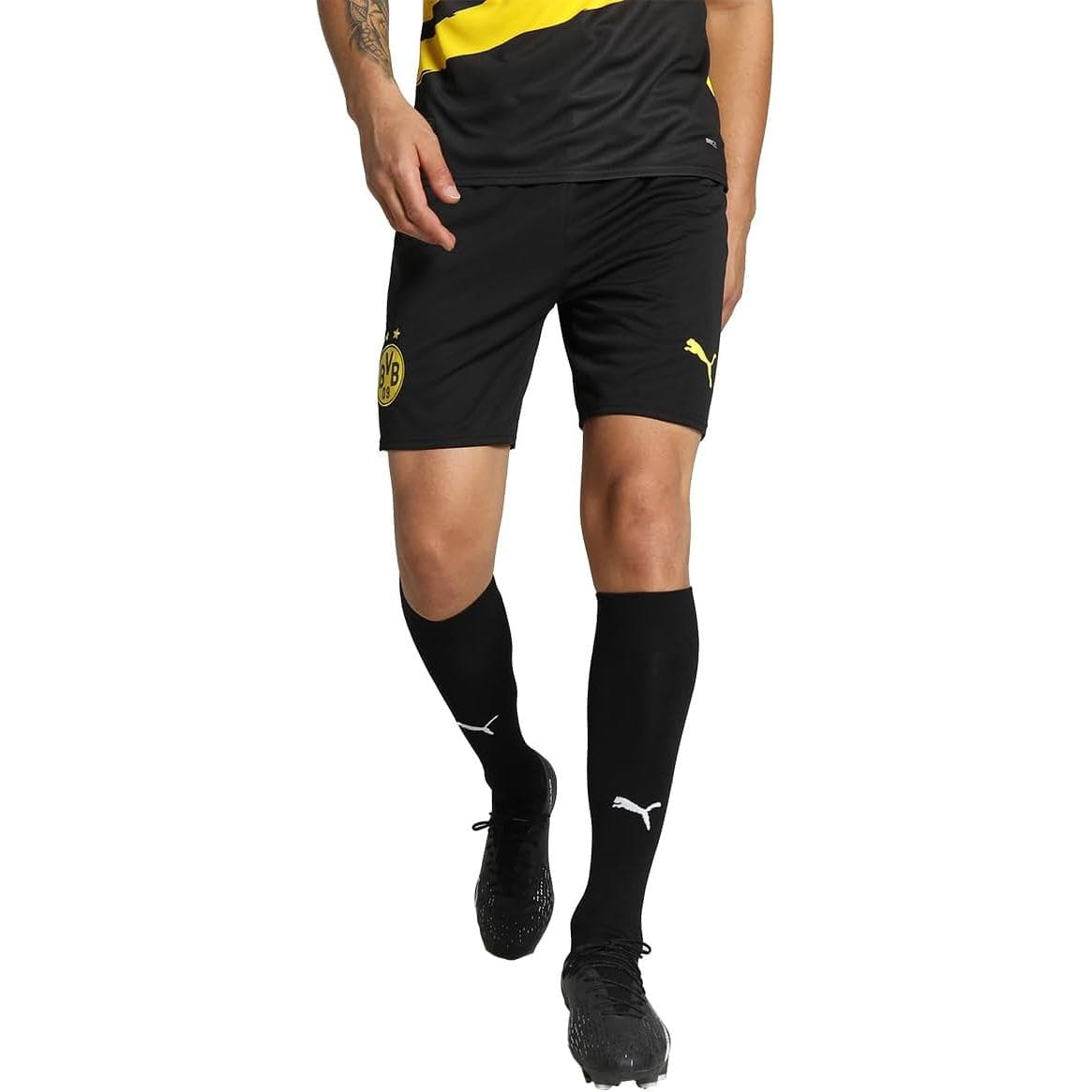 Тренировочные штаны PUMA Bvb Shorts Replica Logo - изображение 5