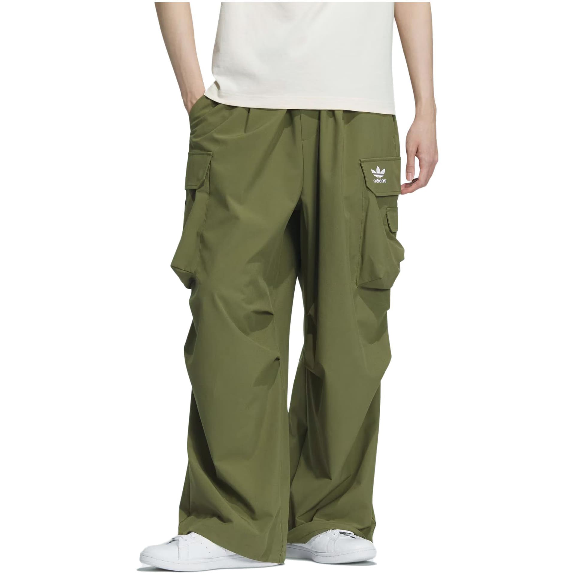 Штаны adidas Originals Cargo Pants Deep Olive - изображение 3