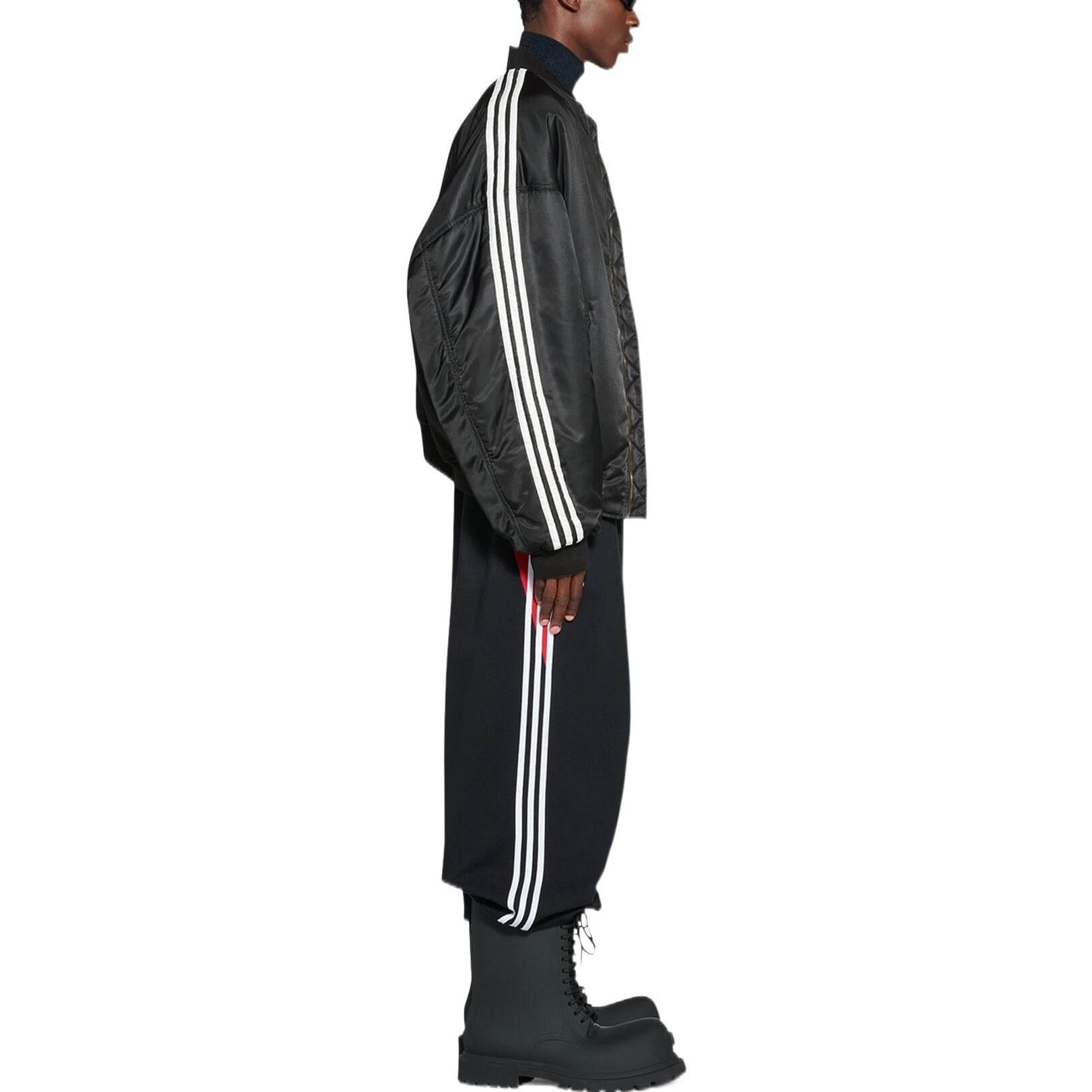 Куртка Balenciaga x Adidas FW22 Striped Zip Jacket - изображение 6