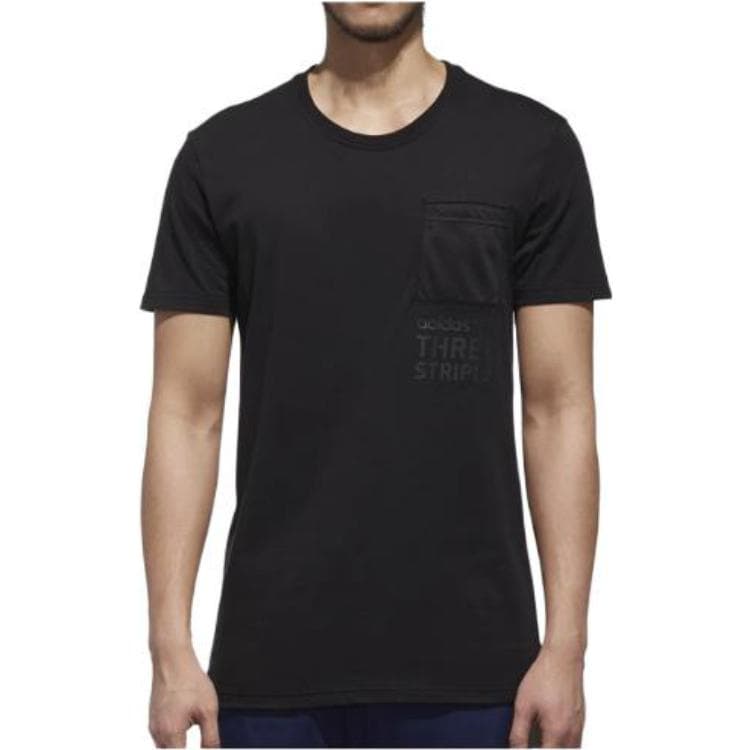Футболка ADIDAS NEO Мужские T-рубашки - изображение 5