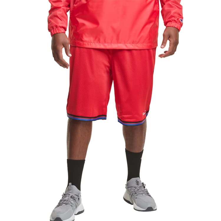 Шорты Champion Retro Stripe Mesh Shorts Red - изображение 3