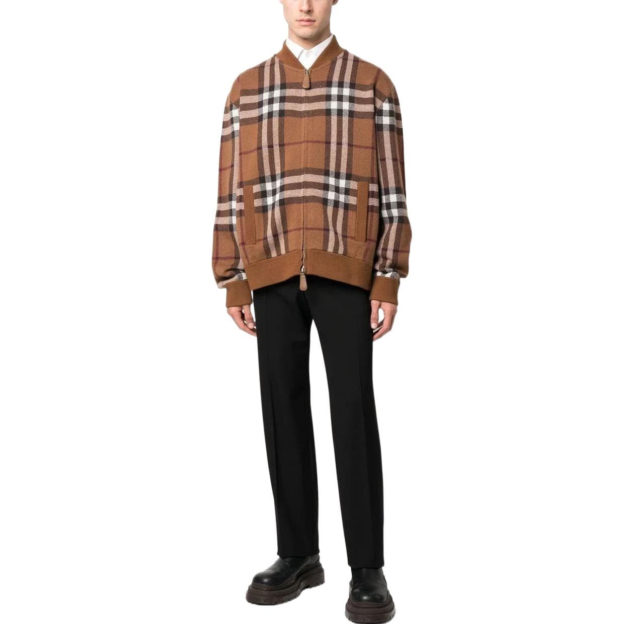 Куртка Burberry SS22 Check Print Jacket Brown - изображение 3