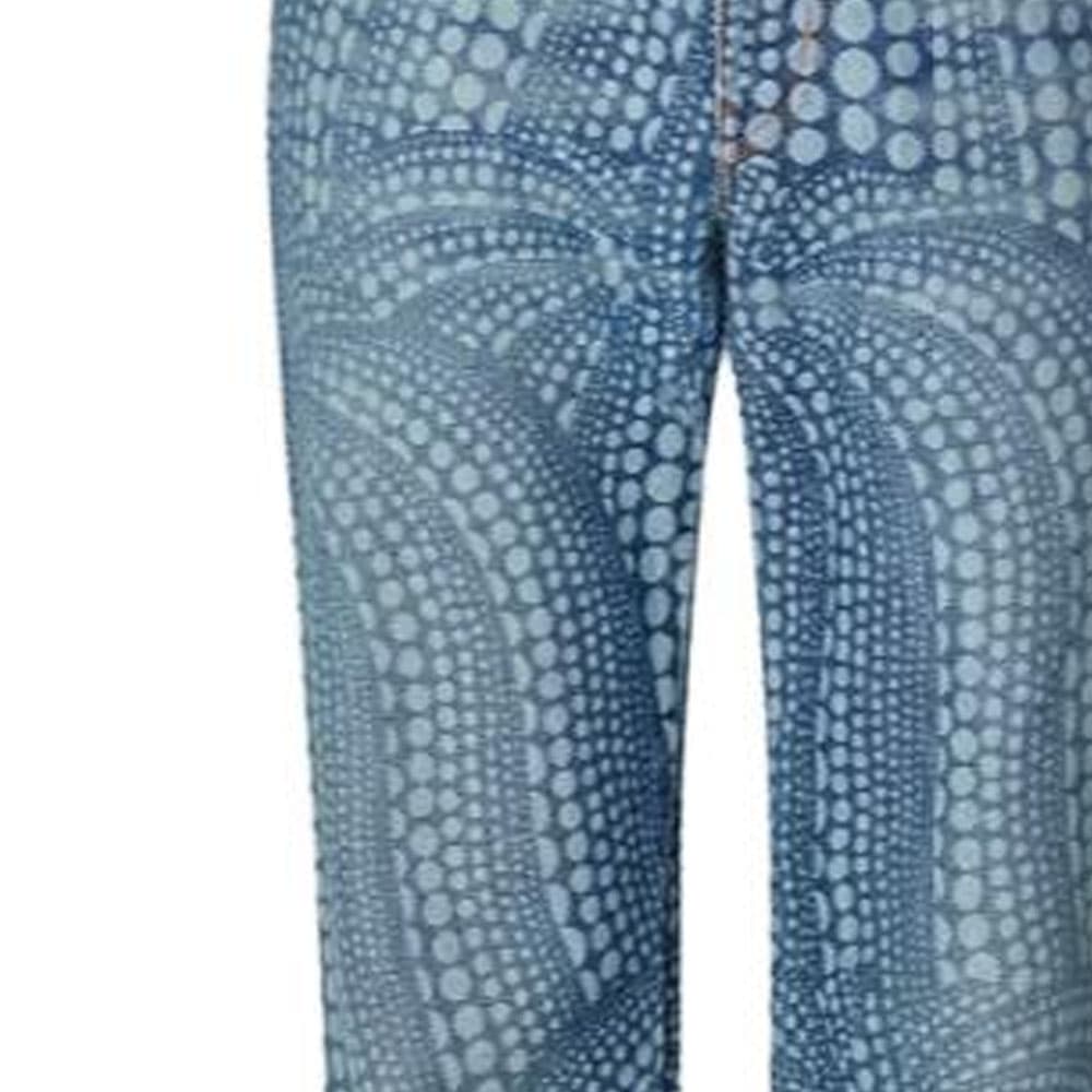 Штаны Louis Vuitton x Yayoi Kusama Denim Jeans - изображение 6