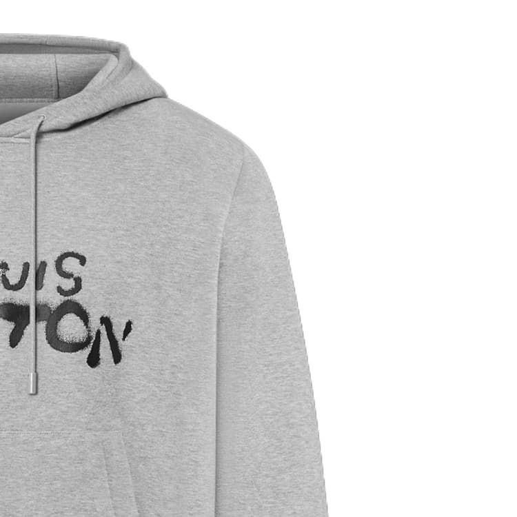 Худи Louis Vuitton FW21 Classic Hoodie Grey - изображение 7