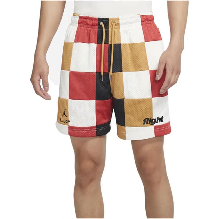 Шорты Jordan Loose Fit Plaid Colorblock Shorts - изображение 4