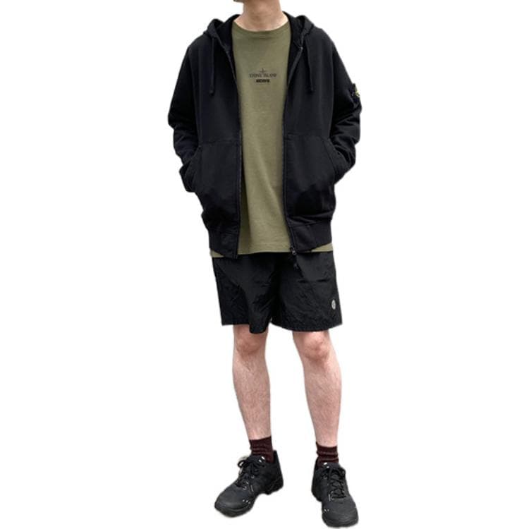 Шорты Stone Island Nylon Shorts Black - изображение 5