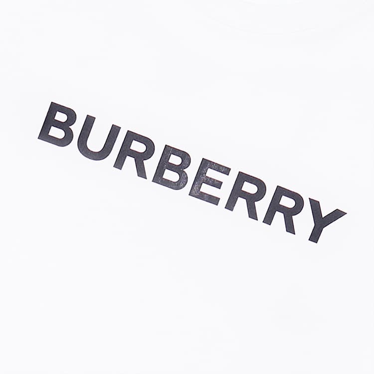 Футболка Burberry Logo Print T-Shirt White - изображение 9