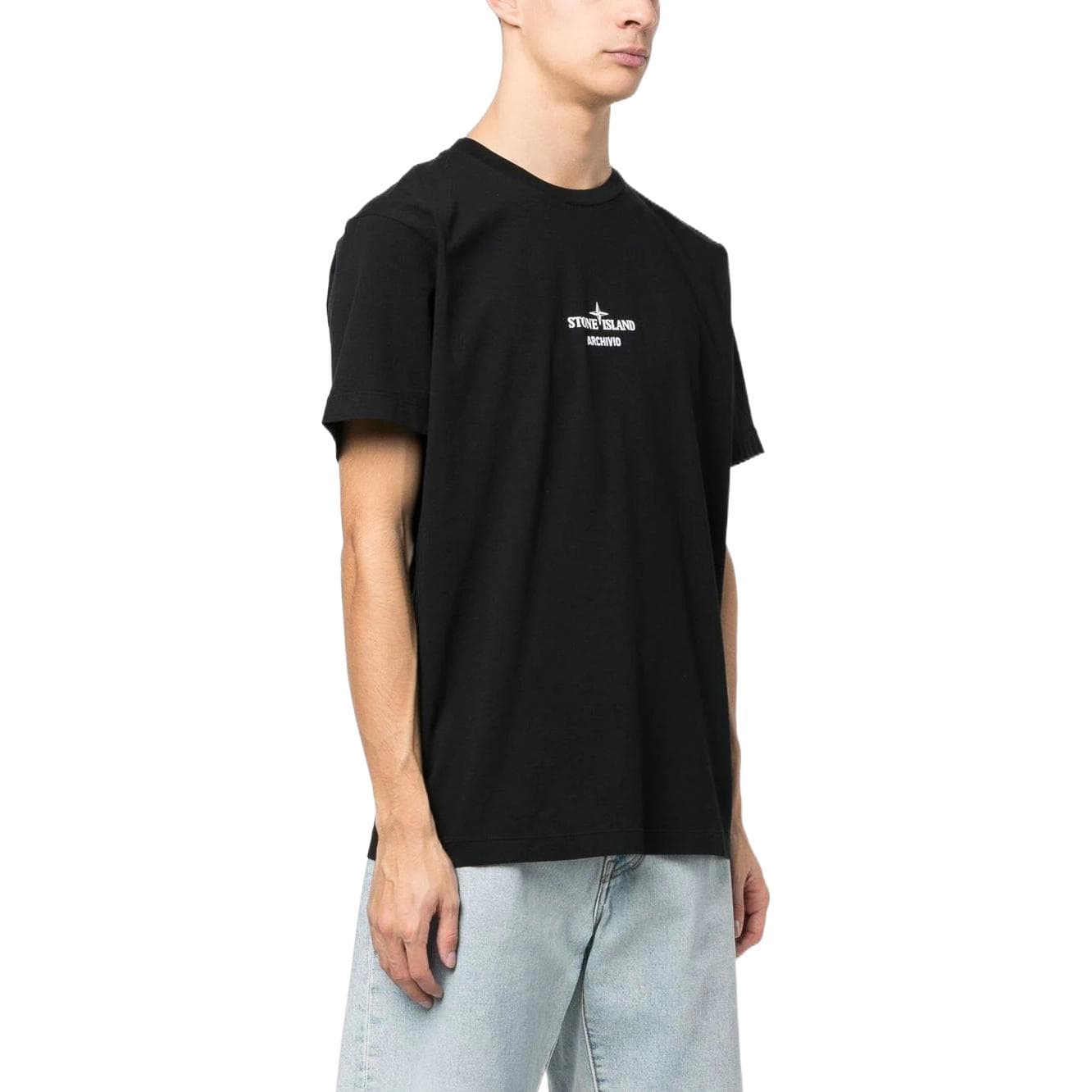 Футболка Stone Island SS23 T-Shirt Black - изображение 4