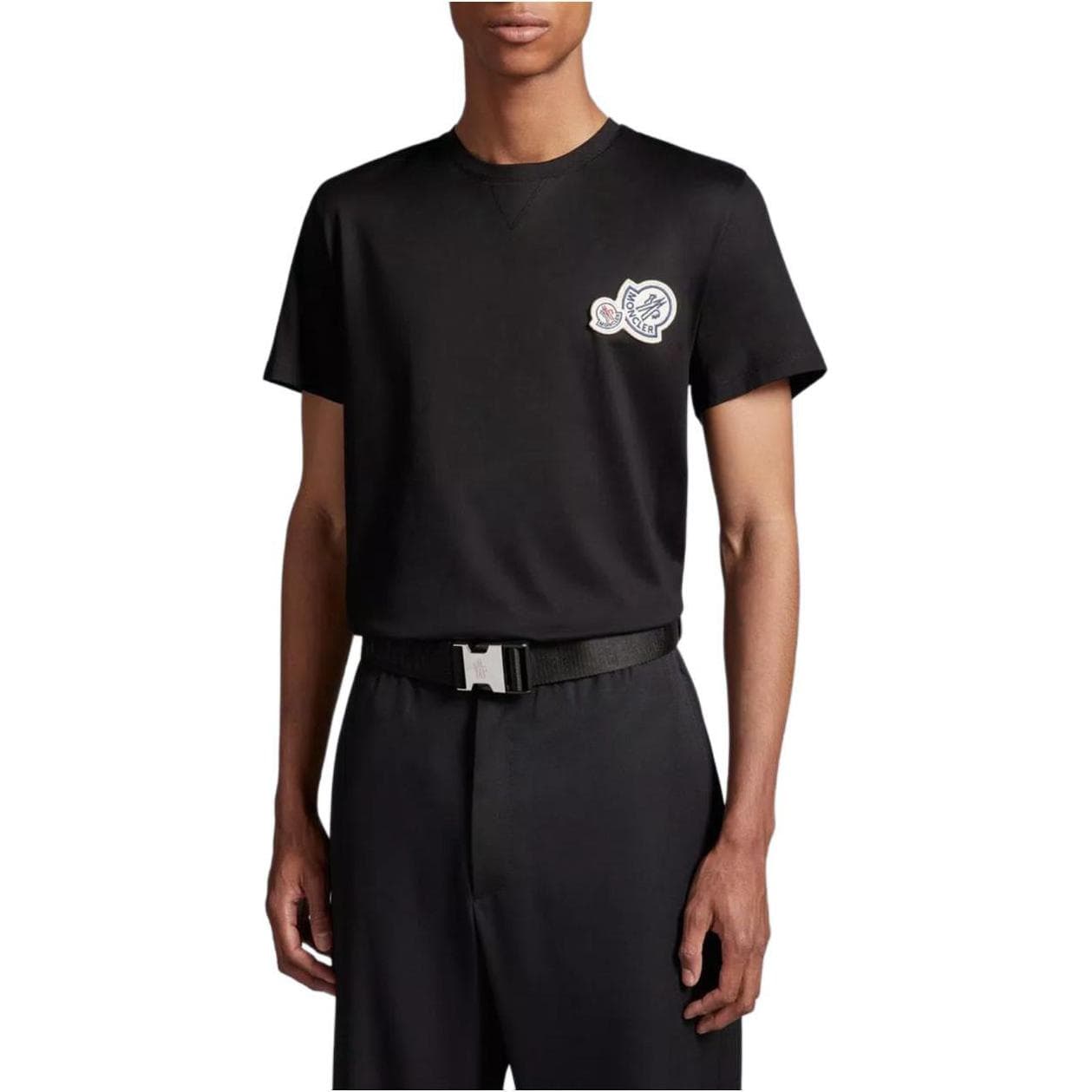 Футболка Moncler T-Shirt Black - изображение 4