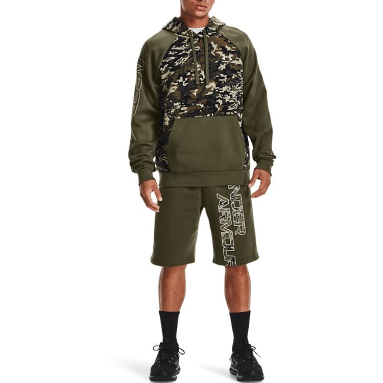 Худи Under Armour Rival Camo Script - изображение 3