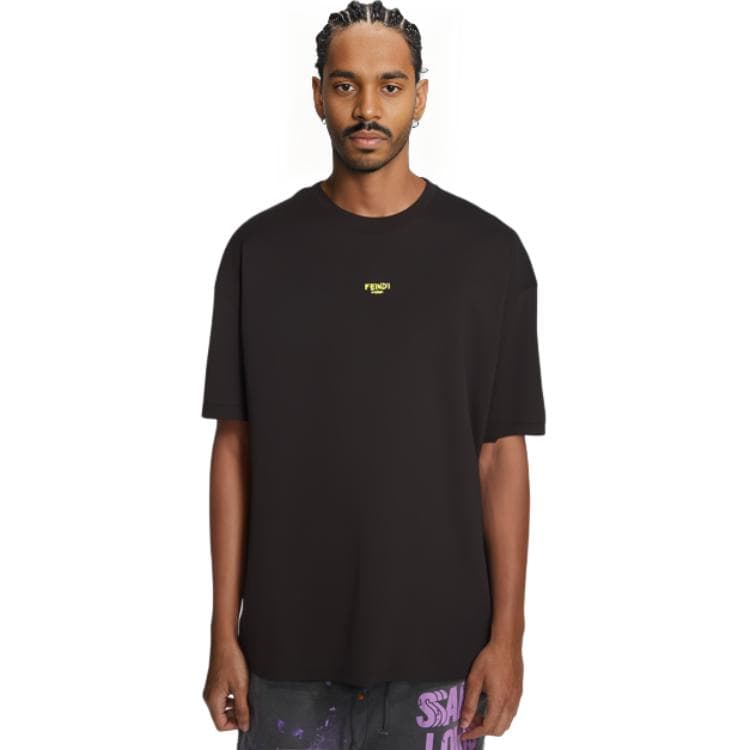 Футболка Fendi T-Shirt Black — фото 5