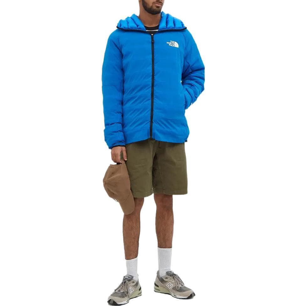 Куртка The North Face Logo Print Zip Hoodie Blue - изображение 2