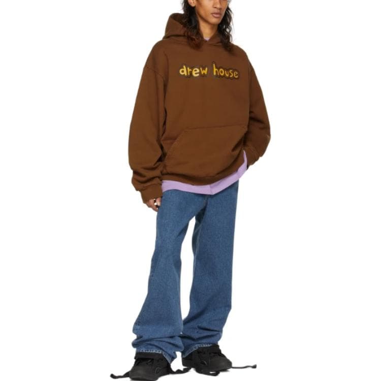 Худи Drew House logo Brown Logo - изображение 4