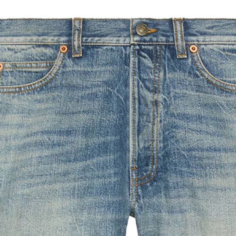 Джинсовые шорты Gucci Denim Shorts - изображение 6