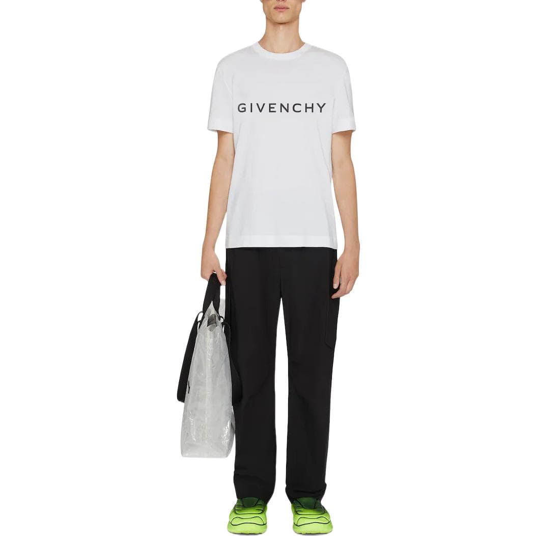 Футболка Givenchy FW22 Logo Print T-Shirt White - изображение 4