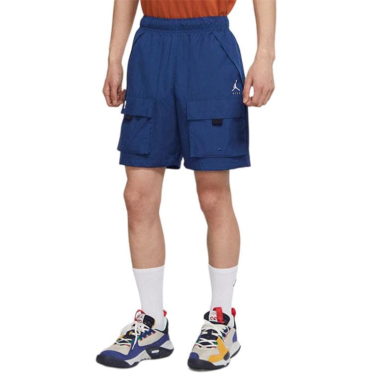 Шорты Jordan Logo Print Woven Shorts Navy - изображение 6