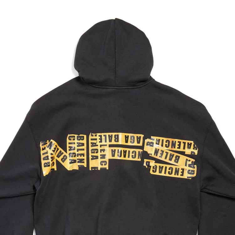 Худи Balenciaga x Need for Speed SS24 Hoodie Black - изображение 4