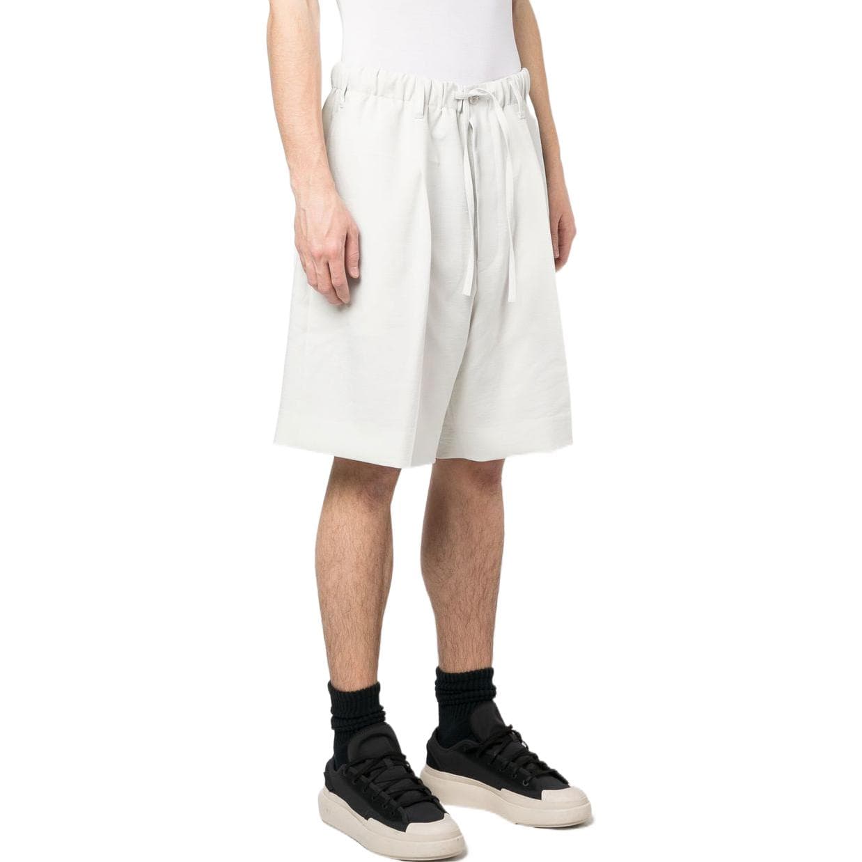Шорты Y-3 Minimal Mid-Rise Logo Shorts Light Grey - изображение 6