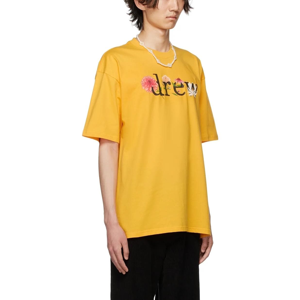 Футболка Drew House logo Golden Yellow LogoT - изображение 5