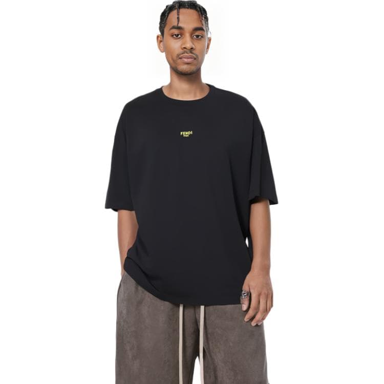 Футболка Fendi T-Shirt Black — фото 7
