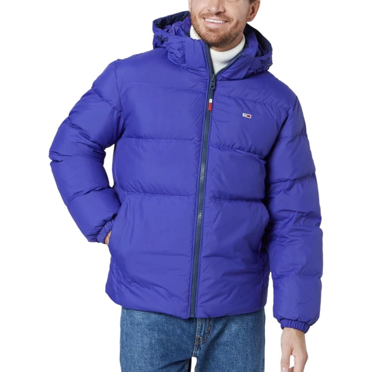 Зимняя куртка Tommy Hilfiger Пуховик Мужской Синий Фиолетовый - изображение 2