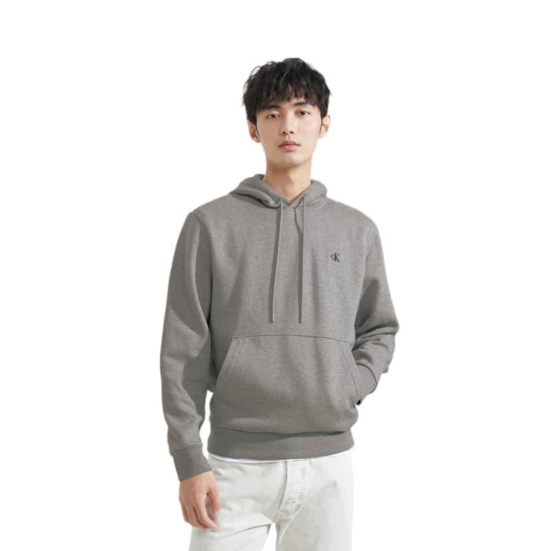 Худи Calvin Klein FW23 Embroidered Hoodie Gray - изображение 3