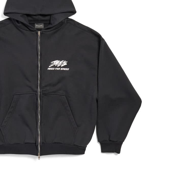 Худи Balenciaga x Need for Speed SS24 Hoodie Black - изображение 5