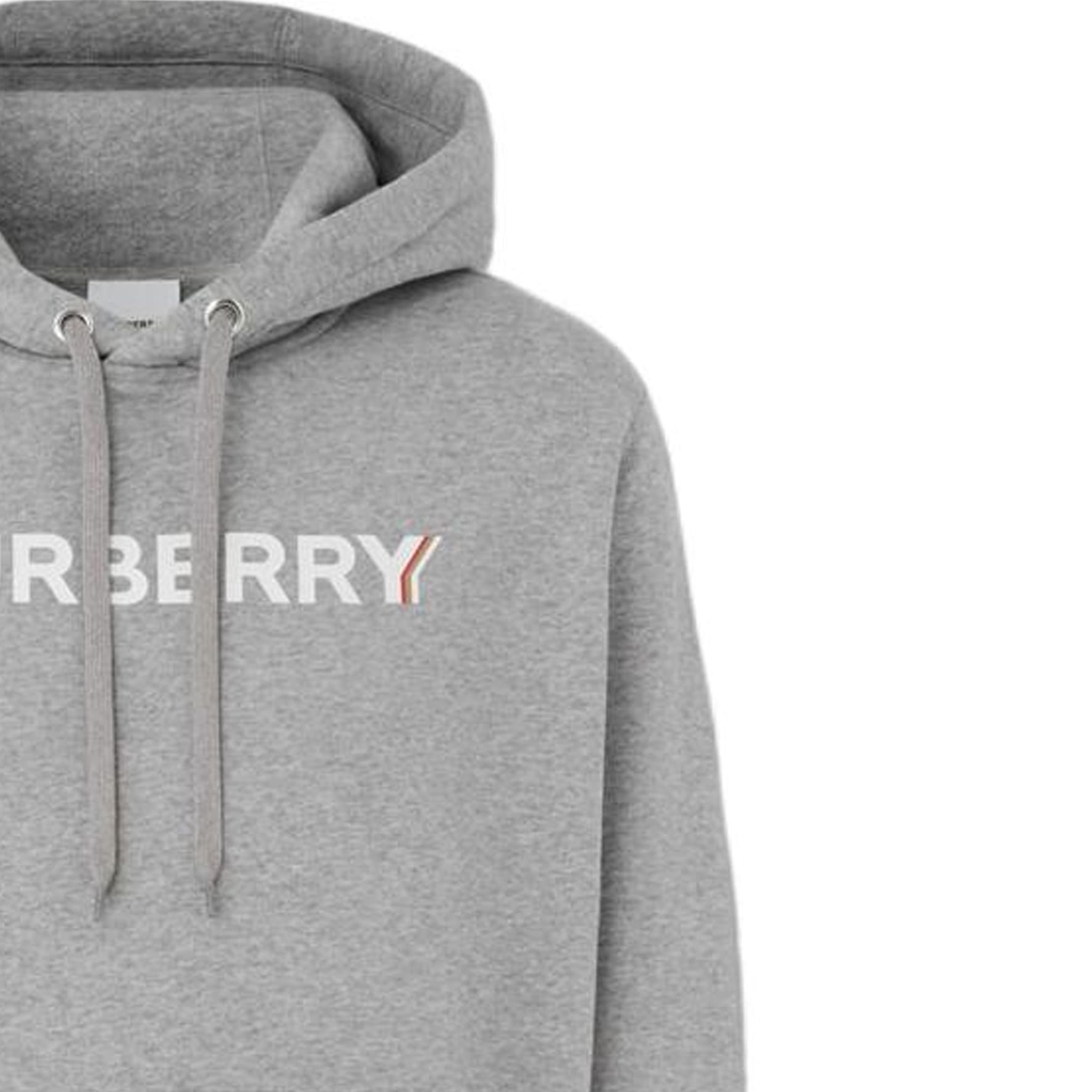 Кофта Burberry SS22 Logo Crewneck Sweatshirt Grey - изображение 8