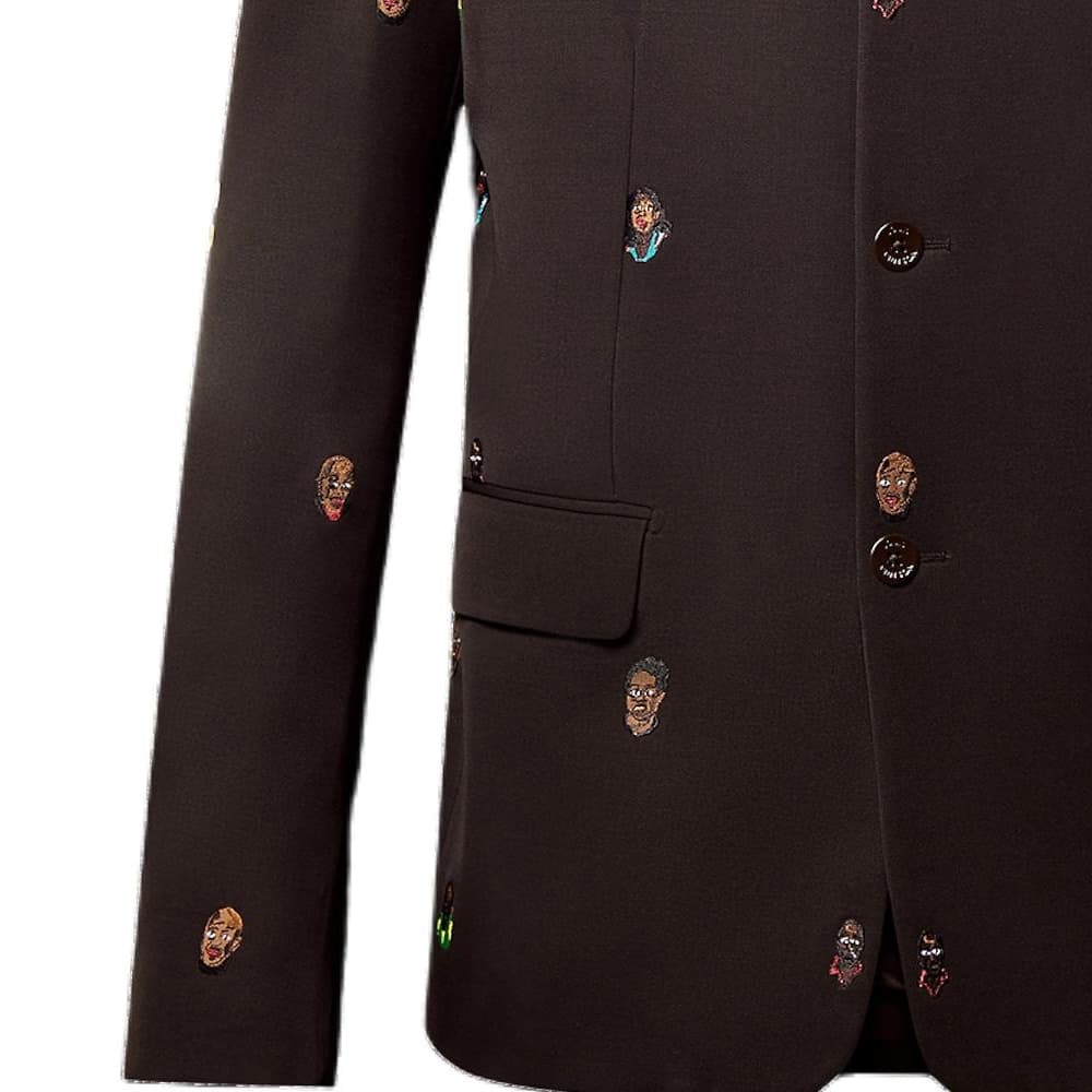 Куртка Louis Vuitton SS24 Embroidered Jacket Brown - изображение 4