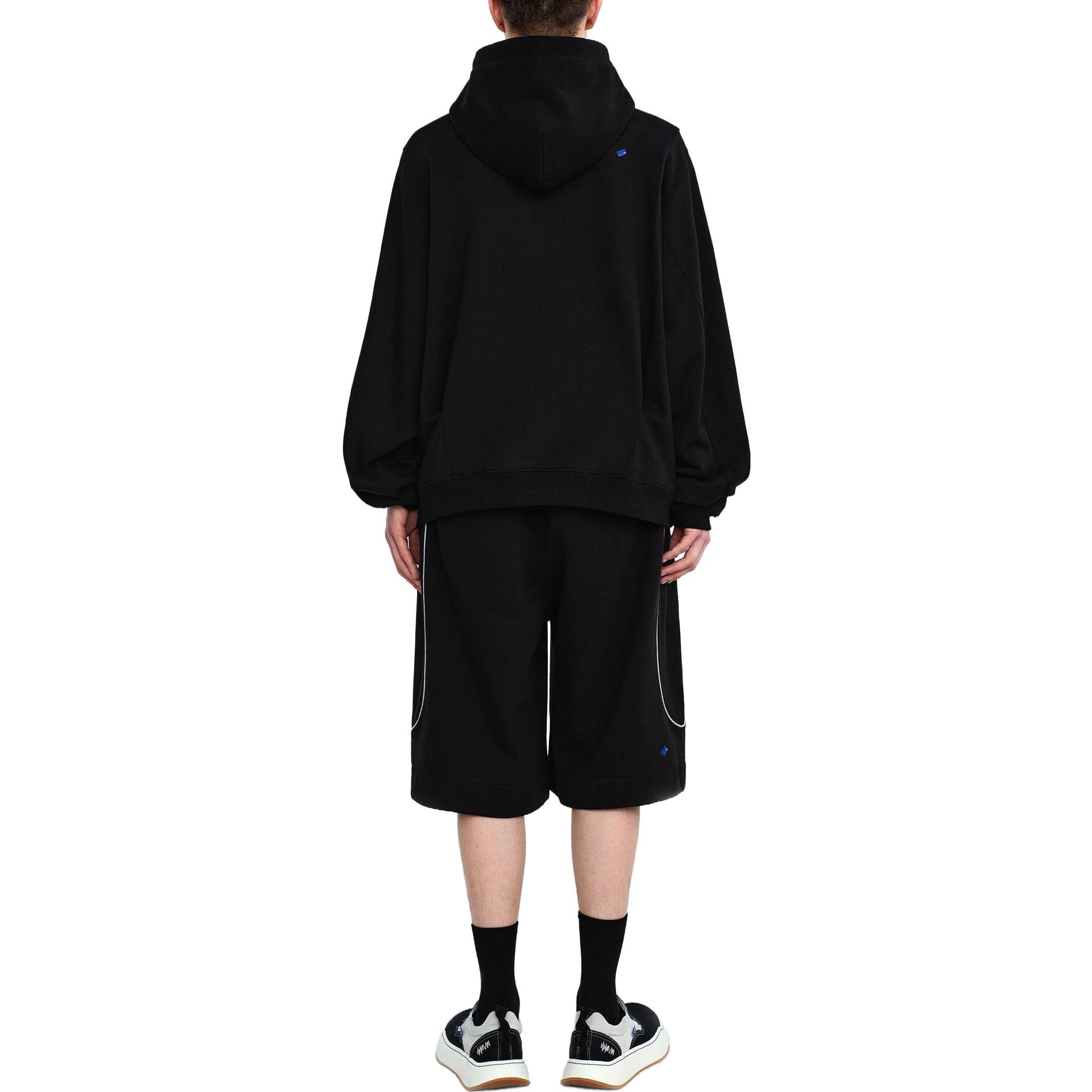 Худи ADER ERROR Through Editism Hoodie Black - изображение 4