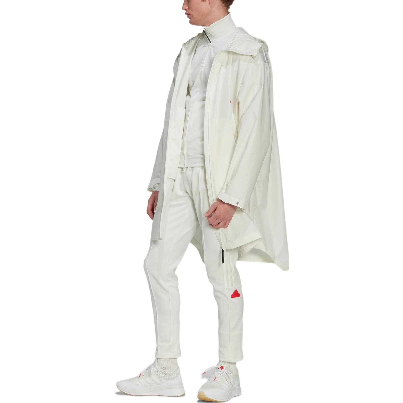Куртка adidas Logo Hoodie White - изображение 4