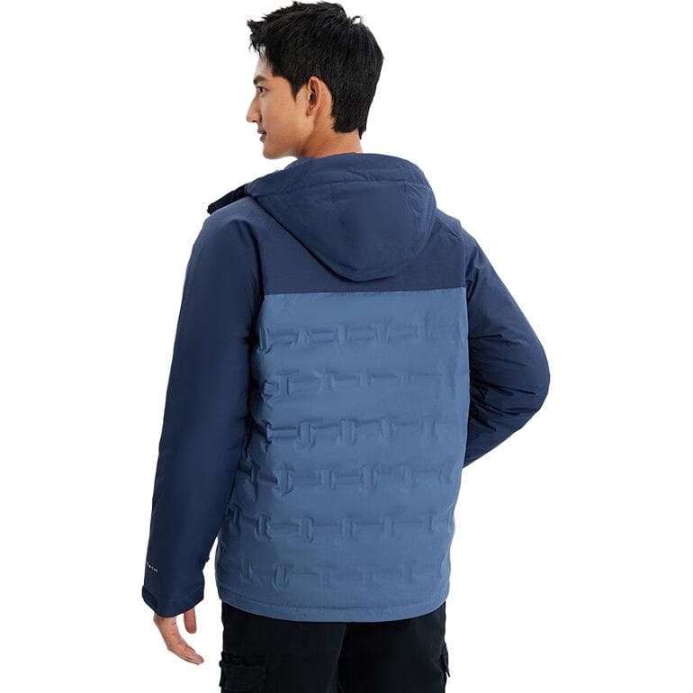 Зимняя куртка Columbia City Outdoor Collection Мужской пуховик темно-синий - изображение 3