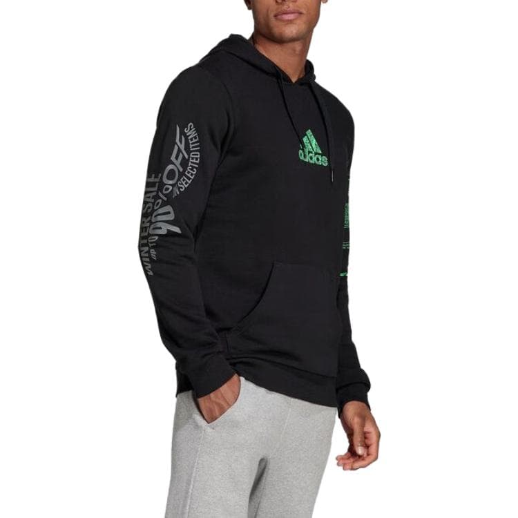 Худи Adidas Мужские черные Толстовка - изображение 2