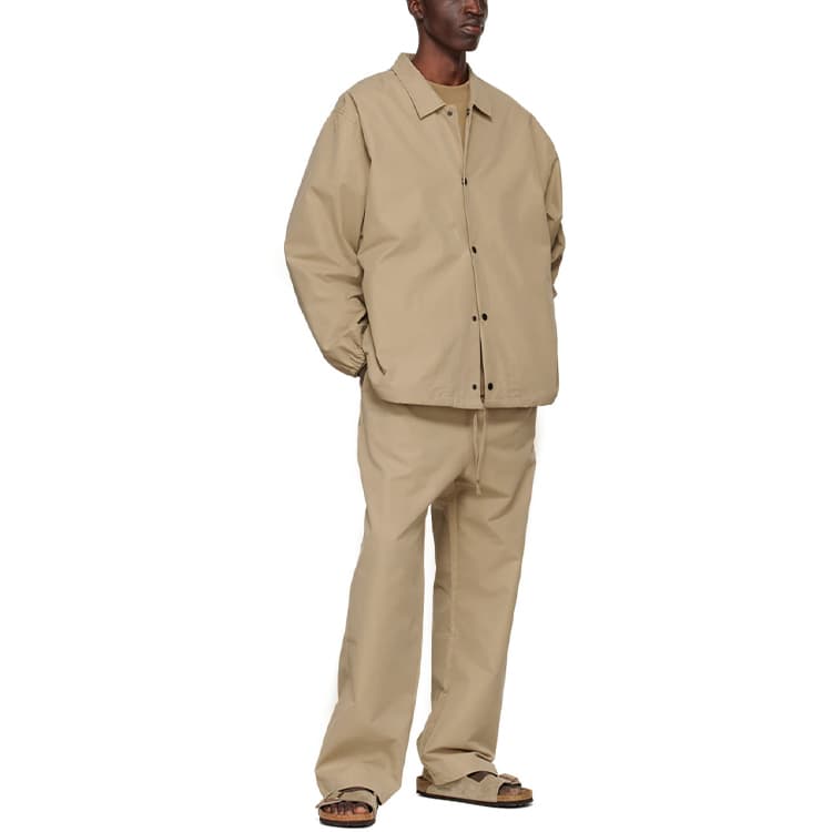 Штаны Fear of God Essentials Tan Cotton Lounge Pants Oak - изображение 2